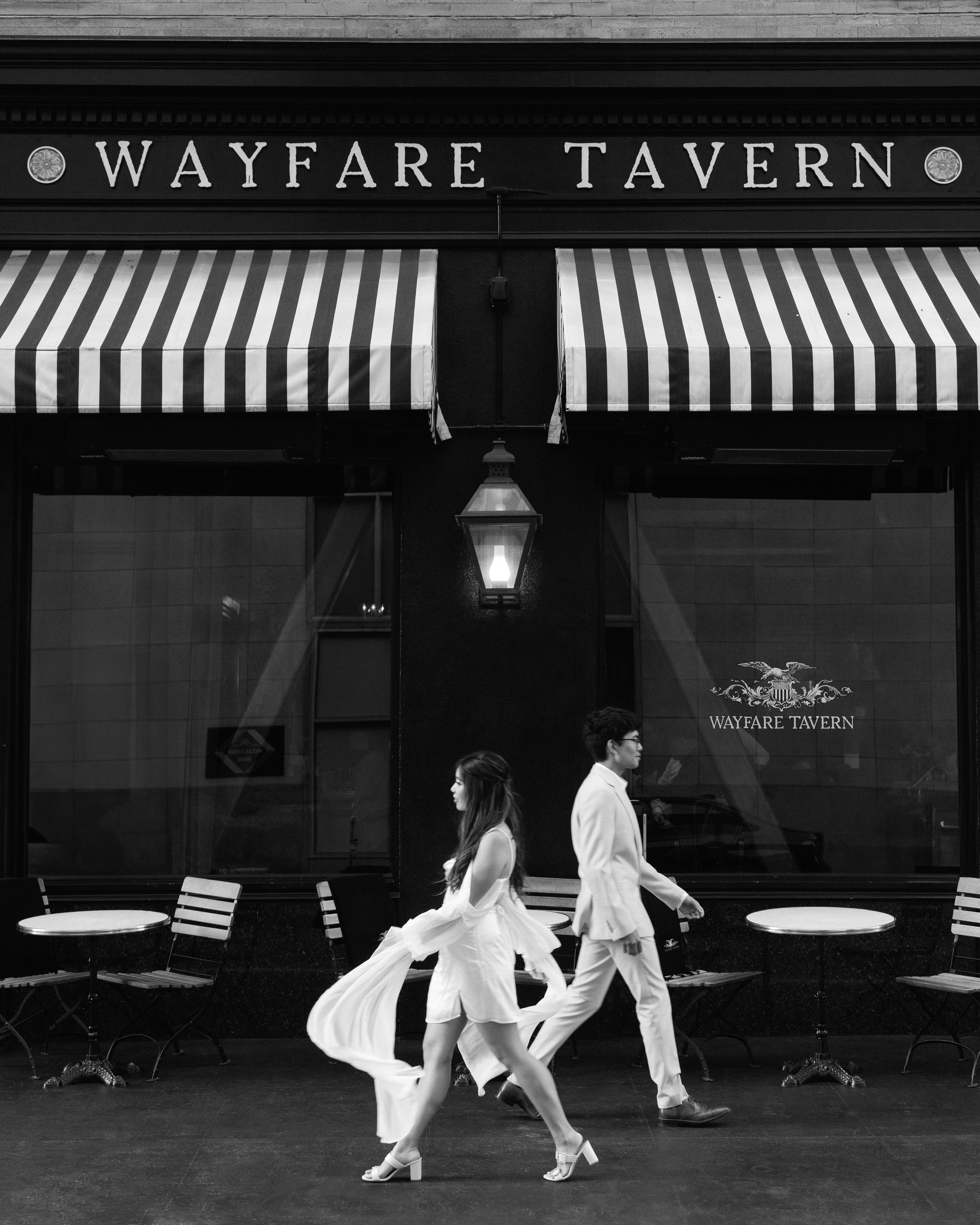 In front of Wayfare Tavern